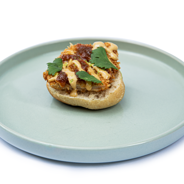 Pintxo de lomo con salsa kiskia